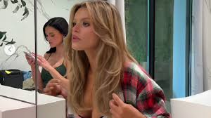 Brooks Nader’s Flirty PJ Photos Feature a Tiny Bra Top | Brooks Nader’s Flirty PJ Photos Feat…