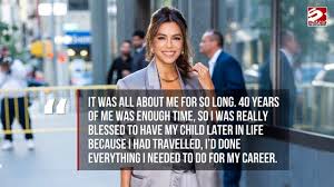 Eva Longoria says becoming mom at 43 was ‘perfect timing’ | Eva Longoria talks about giving b…