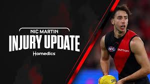 Injury Update: Nic Martin | Bomber blow as gun ruled out for 2026 after further knee surgery | Es…