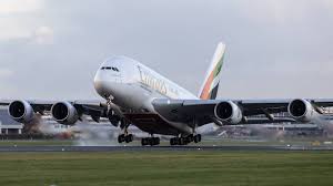 Emirates Airbus A380 Grounded After Fuel Truck Collision At Manchester Airport | Emirates A380 co…