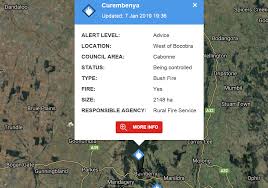 Major Fire Update Details | Prepare now: watch and act warning issued for grass fire east of Wagg…