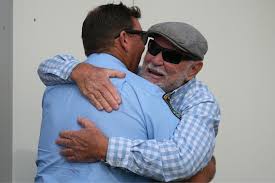 Helicopter spotlight a ‘shining light’ for stranded fisherman | Local fisherman meets heroes who …