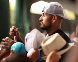 Nick Kyrgios ‘thrilled to be back’ after first singles win in 15 months | Kyrgios back in bus…