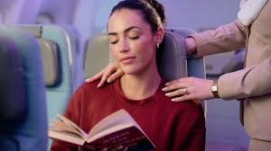 Emirates’ New Economy Headrest Wraps Around Your Neck So You Won’t Ever Need A Travel Pillow Ag…