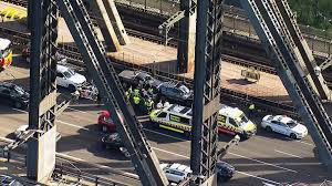Paramedics at scene as traffic backs up on Sydney Harbour Bridge | Multiple vehicles caught up in…
