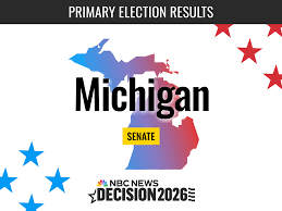 Michigan Senate Primary Election 2026 Live Results: Stevens, El-Sayed, Rogers and More | US polit…