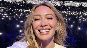 Hilary Duff’s Custom Paul Aaron Micro Minidress Is All Cutouts & Fringe | Hilary Duff teases fa…