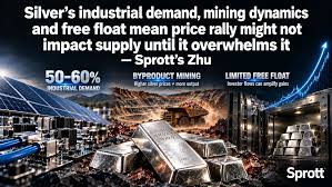 Silver’s industrial demand, mining dynamics and free float mean price rally might not impact su…