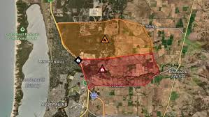 Bushfire downgraded after blaze threatened South West homes | Boddington gold mine damaged by fir…
