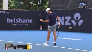2026 Brisbane International Highlights: Aleksandar Kovacevic v Giovanni Mpetshi Perricard | Brave…