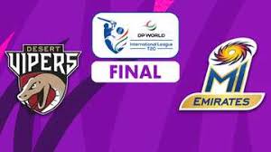 Cricket commentary | Desert Vipers vs MI Emirates, Final, International League T20, 2025-26 | Bal…