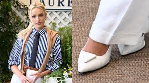 Morgan Riddle Jumps Into the White Shoe Trend for a Ralph Lauren Event at the 2026 Australian Open