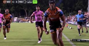 Heamasi Makasini Try | Tigers teen’s freakish solo try | The moment ‘scary’ Tigers teen arriv…