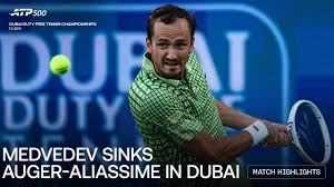 Medvedev dispatches Auger-Aliassime, faces Griekspoor in Dubai final | Tennis, ATP – Dubai Duty…