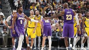 LeBron sets up Bronny on father-son connection for 3 | LeBron and Bronny James connect on first f…