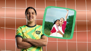Matildas Captain Sam Kerr has watched Bend It Like Beckham Many times | Optus Stadium soccer game…