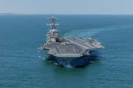 A US Navy Aircraft Carrier Is Circling Africa To Reach The Middle East | Navigation data shows US…
