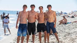 Thousands of beachgoers take advantage of Perth’s lingering summer-like picture-perfect weather…