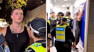 ‘F**ked’: Looksmaxxer taken into custody | Looksmaxxer Androgenic banned from Brisbane nightl…