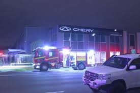 Car dealership run by MAFS contestant firebombed in Port Melbourne | Arson squad probes Chery car…