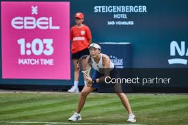 Licensable picture: Tennis 2026: Bad Hombug Open – WTA500: WANG 6:3 6:4 FERNANDEZ | Licensable pi…