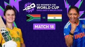 RSAW vs INDW, 18th Match, Group A, ICC Women’s T20 World Cup 2026 – Commentary | Women’s T20 Worl…