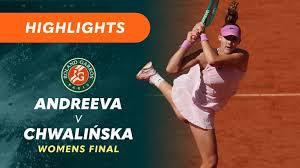 Watch Roland Garros – French Open Tennis – Season 2026 – Final: Andreeva v Chwalinska | Highlight…