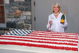 Martha Stewart Serves Huge American Flag Cake with 250 Pieces for Founding Father-Themed Party | …