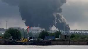 Ukraine hits major oil terminal in Russia’s St Petersburg | Ukrainian drones hit Russia’s largest…
