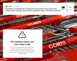 Coles website down after viral Reddit post sees customers buy cases of alcoholic drinks at nearly…