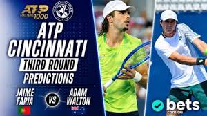 Jaime Faria vs Adam Walton ATP Cincinnati Tips, Prediction & Live Stream – Faria to continue care…