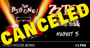 ZZ Top, Cheap Trick cancel Hollywood Bowl concert | ZZ Top Cancel Hollywood Bowl Concert With Che…