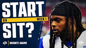 Davante Adams Fantasy Week 1 Start or Sit: A Top-20 Play Again | Kyren Williams Hate Has Gone Too…